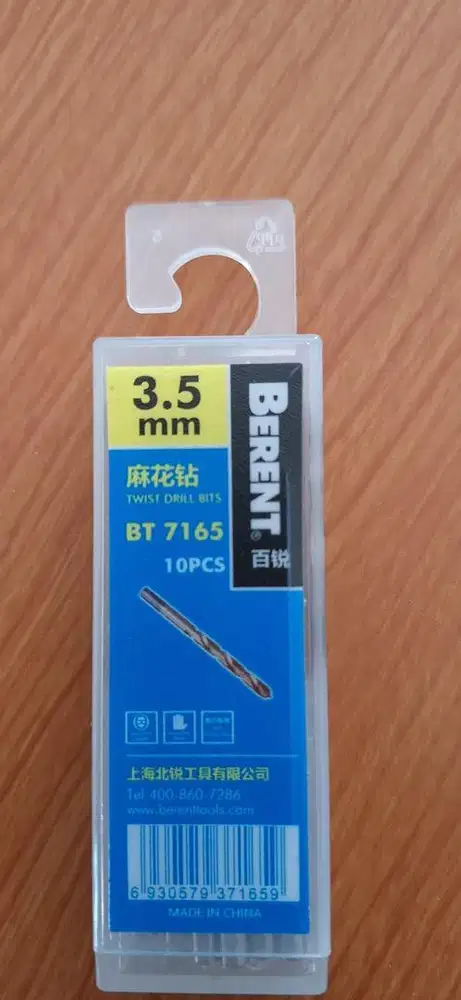 Driil Bit / Mata Bor 3,5mm merk Berent