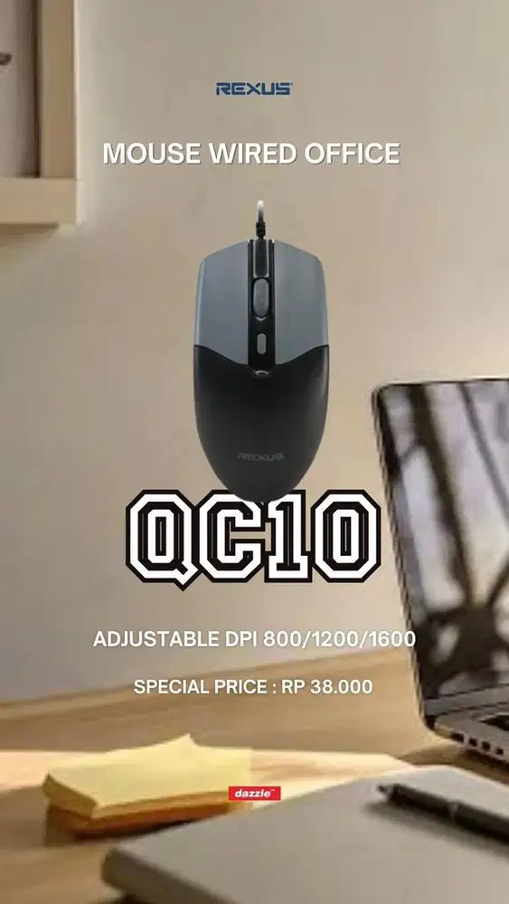 Mouse kabel rexus QC10