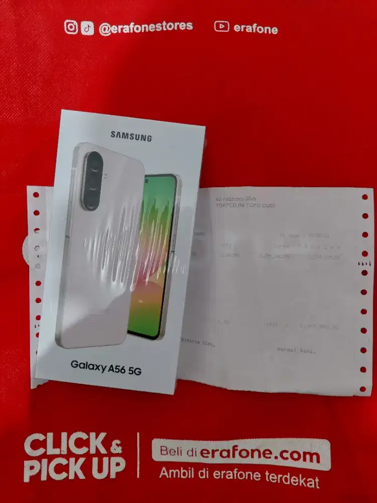 SAMSUNG A56 5G 8/256 NEW SEGEL RESMI