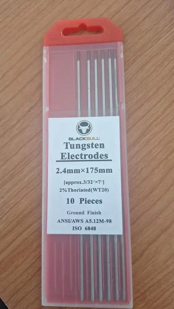 Tungsten Electrode WT20 2,4 x 175mm