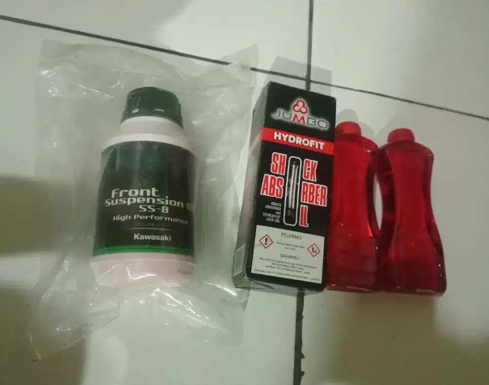 Oli shock depan Jumbo dan Kawasaki