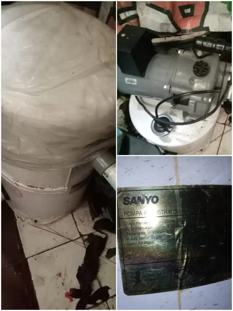 Dijual mesin pompa air merk Sanyo