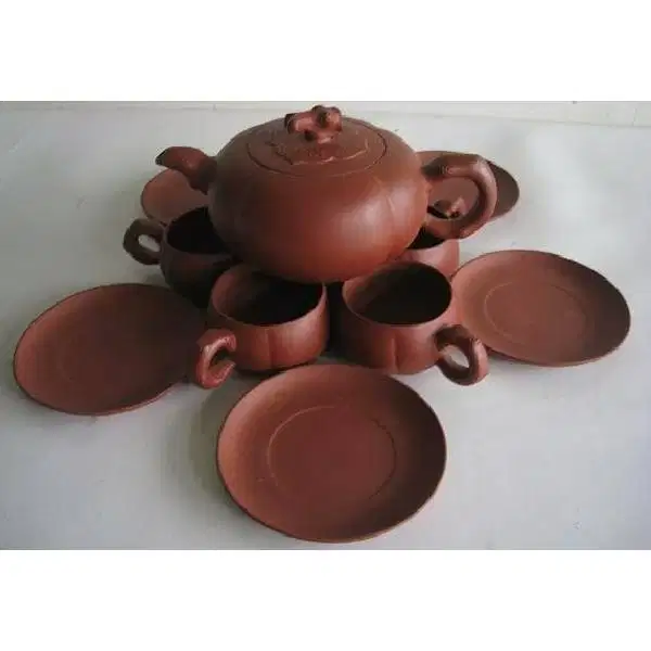 Original old vintage teaset teracota peninggalan art classic chinese