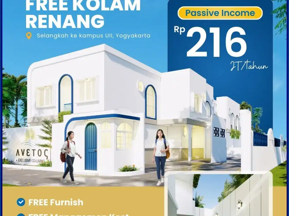 Jual kost baru Ngaglik sertifikat Ready SHM Dekat Kampus UII