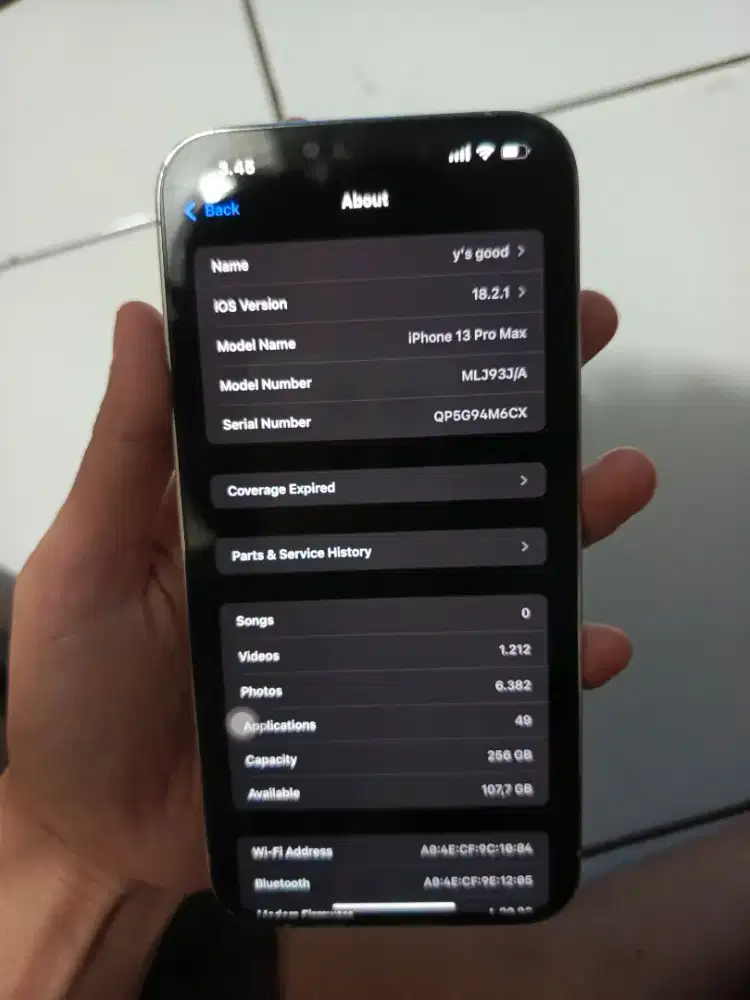 iPhone 13 pro max 256gb