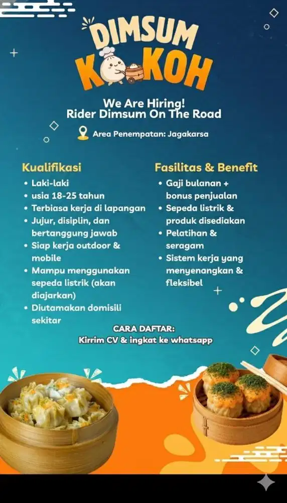 LOWONGAN KERJ DIMSUM EV