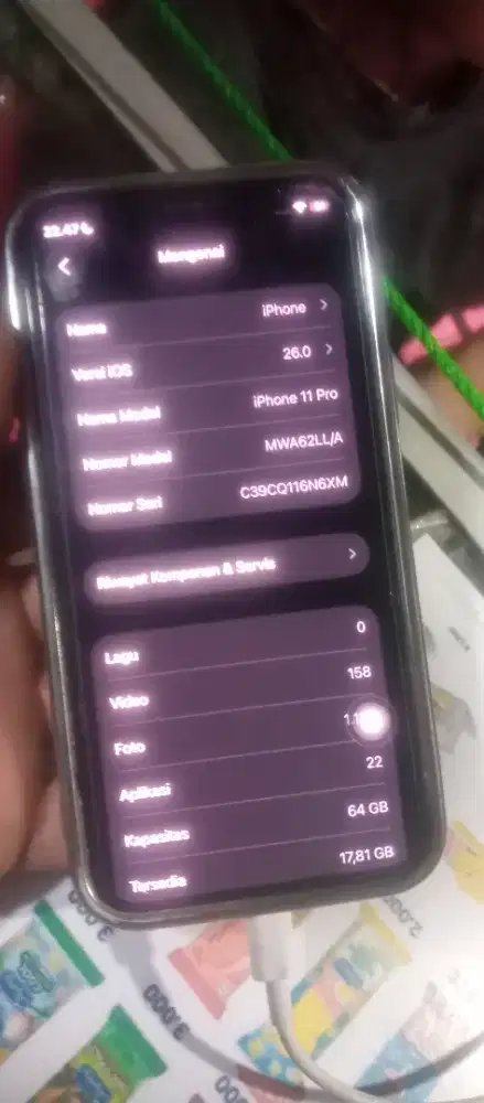 Hp iphone 11 pro inter