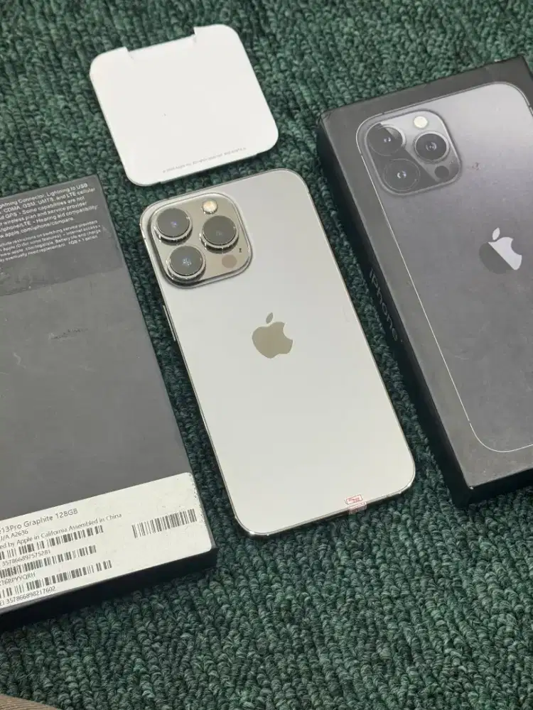 Iphone 13 pro 128GB hB 81% all op lengkap full original mulus