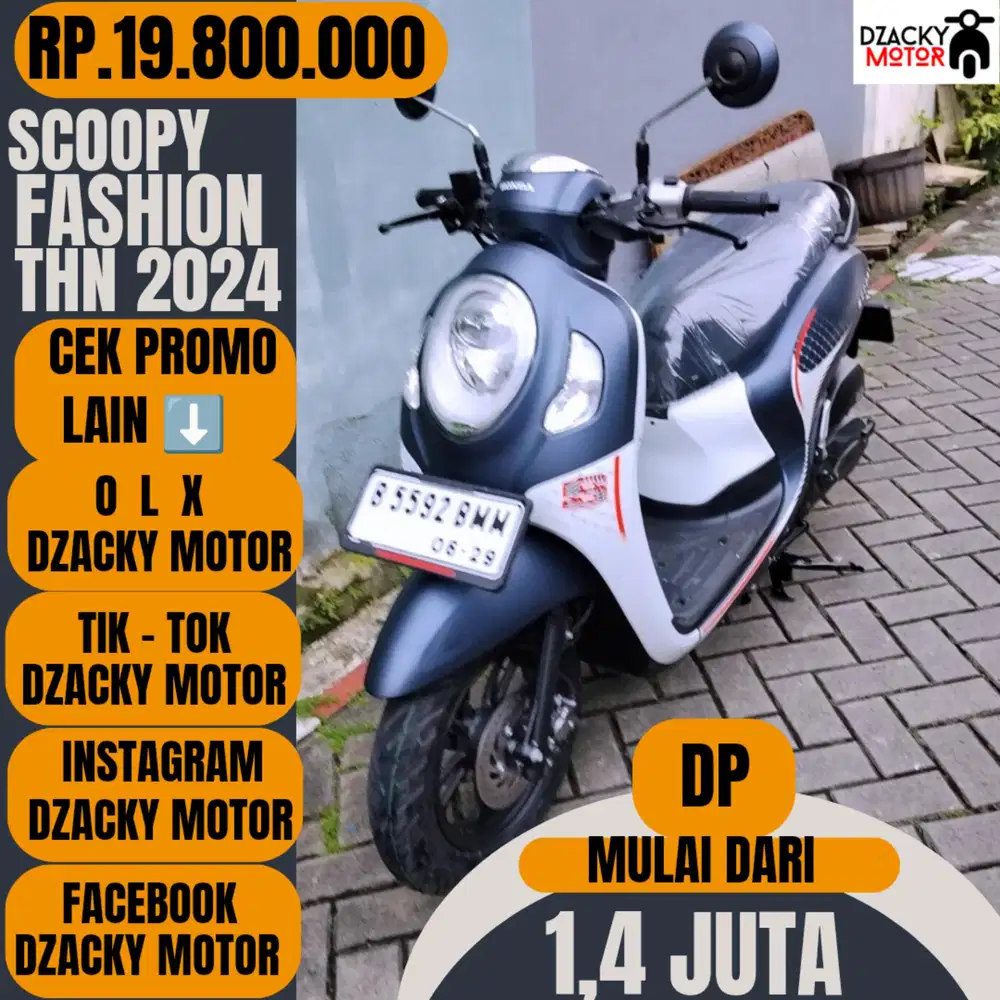 SCOOPY FASHION 2024 SECOND LIKE NEW