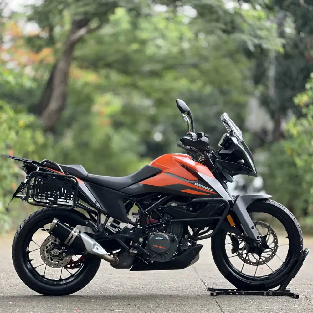 KTM DUKE 390 ABS ADVENTURE 2022 ORANGE KM LOW PAJAK PANJANG SUPERB