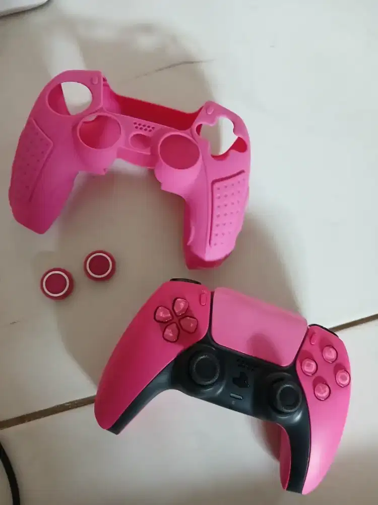 Stick PS5 dualsense wireless pink (tanpa kotak)