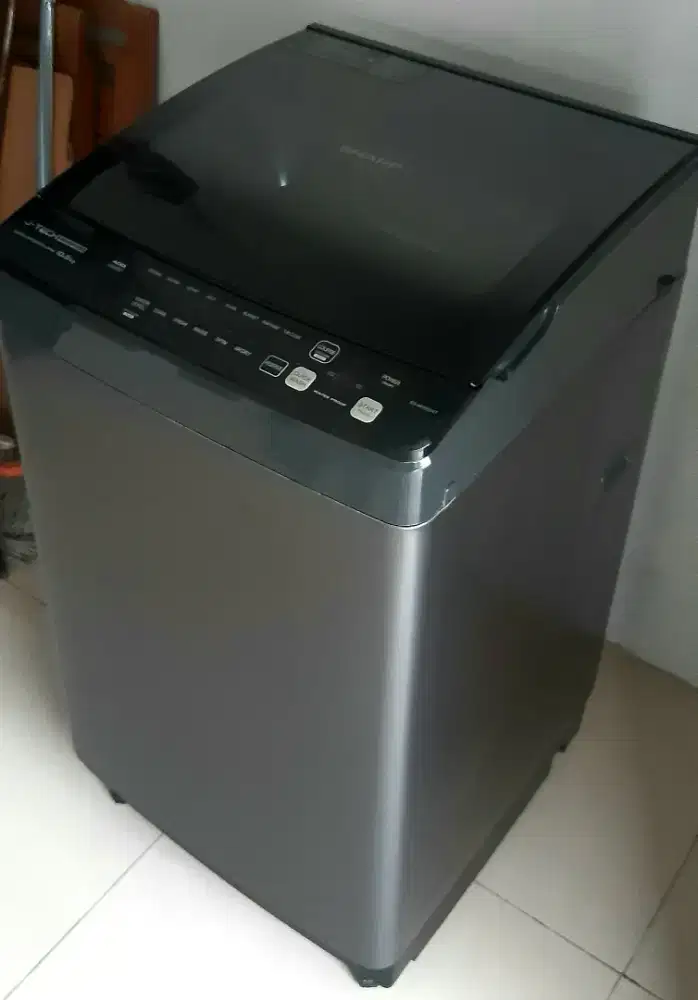 Mesi cuci 1tabung sharp inverter, ukuran 10,5kg