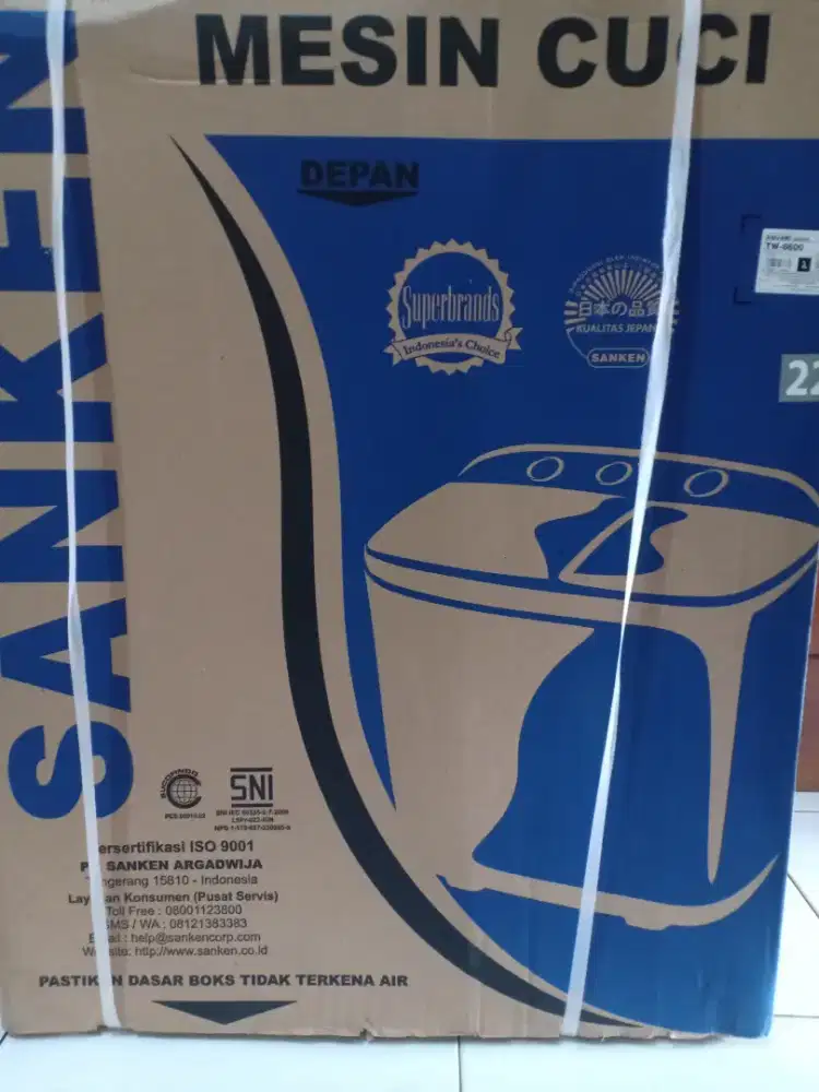 Mesin cuci sanken TW 8600