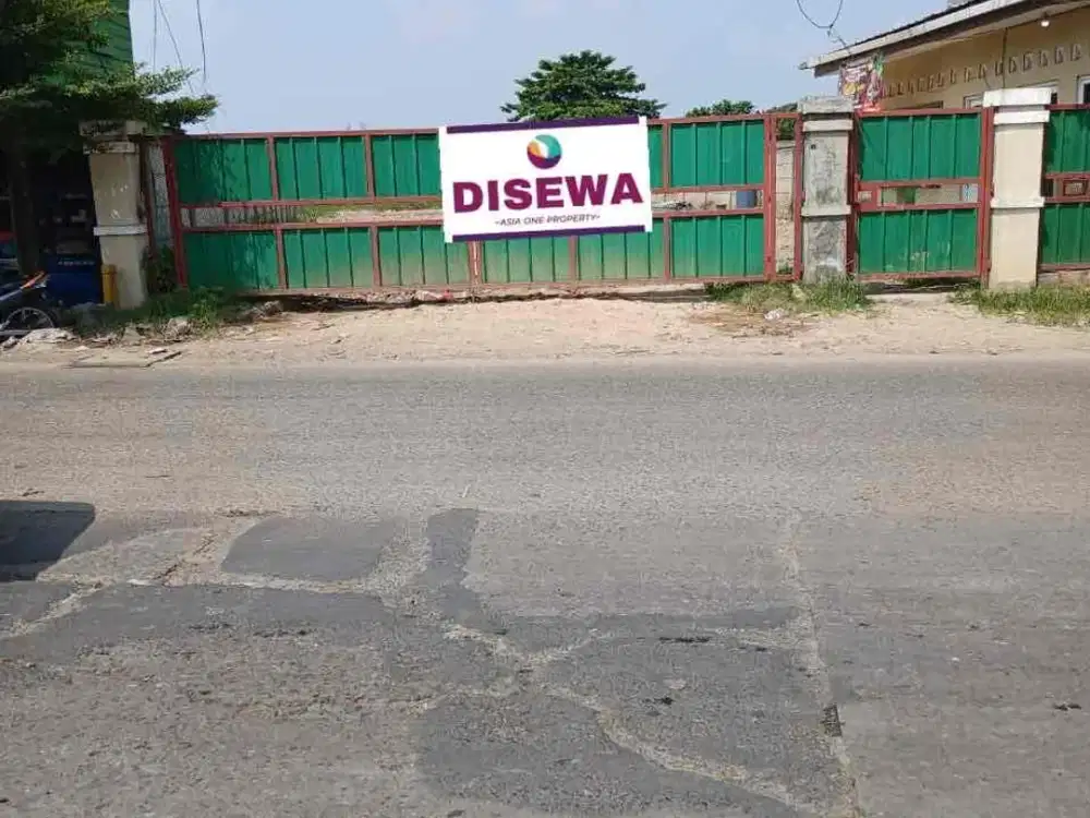 Disewakan Lahan dengan Bangunan Kecil Di Pinggir Jalan Raya Utama Cileungsi Kabupaten Bogor