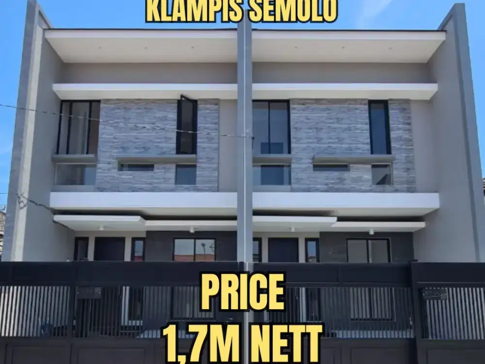 ‼️TURUN HARGA, BARU GRESS ‼️2 UNIT RUMAH KLAMPIS SEMOLO, SEMOLOWARU MANYAR NGINDEN. SELANGKAH SUPERMARKET HOKKY dan MERR, SURABAYA TIMUR