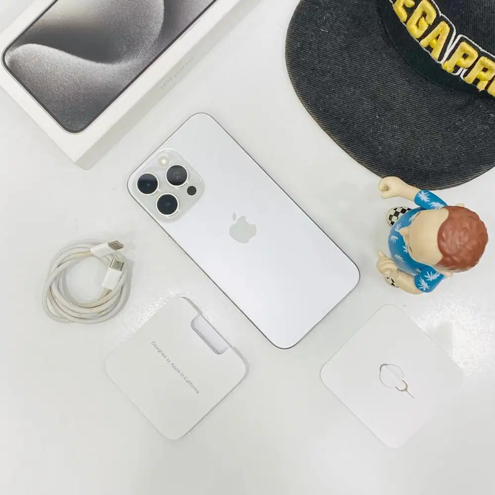 second iphone 15 promax 256 gb space white titanium ex ibox
