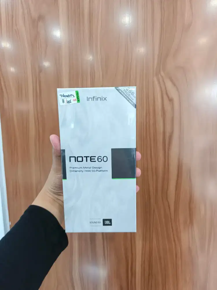 NEW ARIVAL INFINIX NOTE 60 5G RAM 8/256 NEW