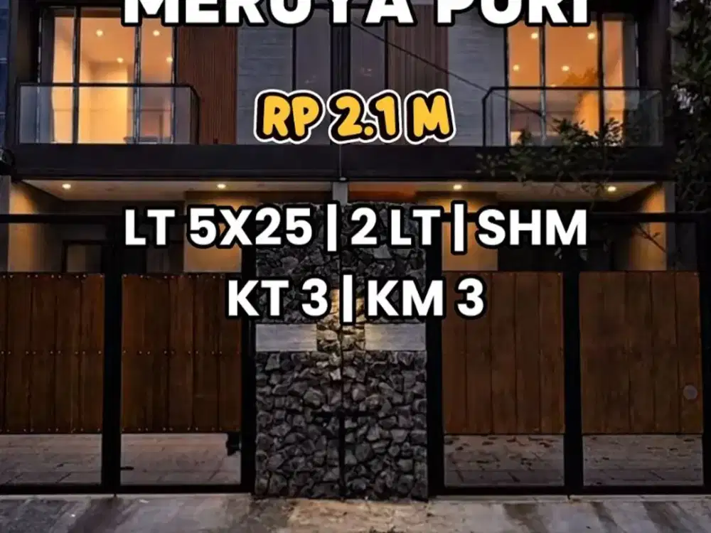 Wilson Brand New Rumah Meruya Puri Uk 5x25