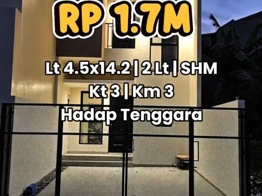 Wilson Rumah baru hadap timur di metland puri