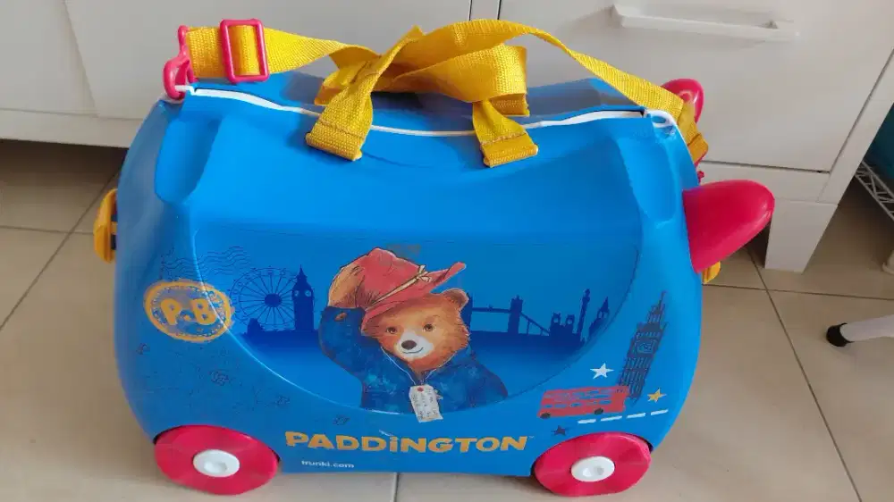Tas Travel ANAK PADDDINGTON. BIRU  RODA 4.