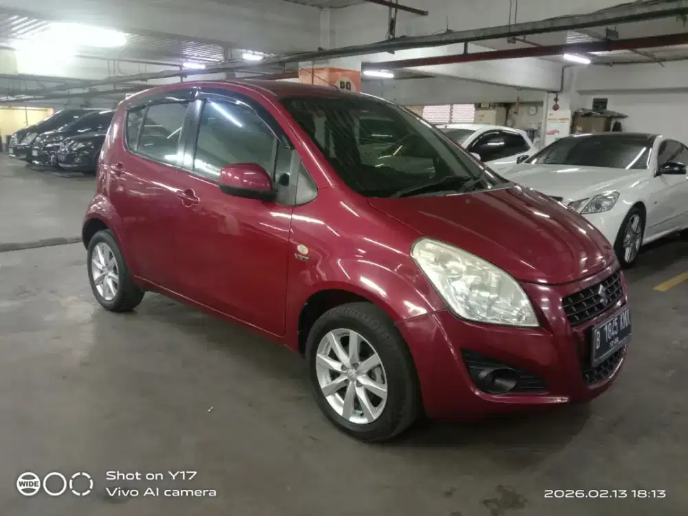 Suzuki Splash A/T 2013 Merah Pajak Panjang Low KM Bagus Sekali Irittt