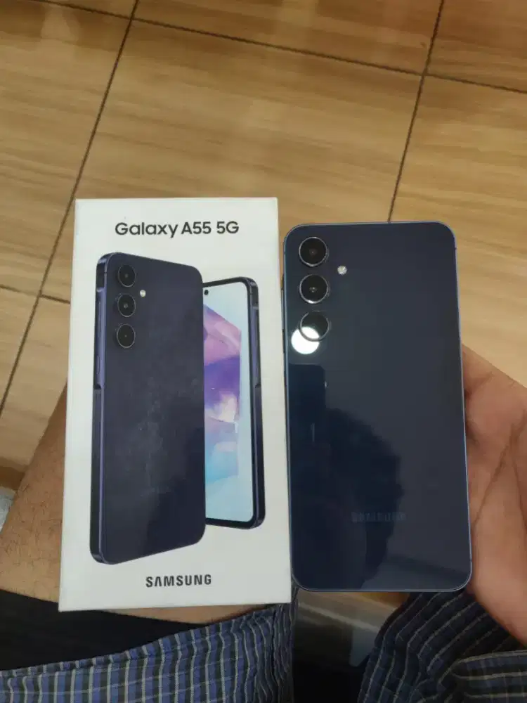 Samsung Galaxy A55 5G ram 8+8/256gb lengkap