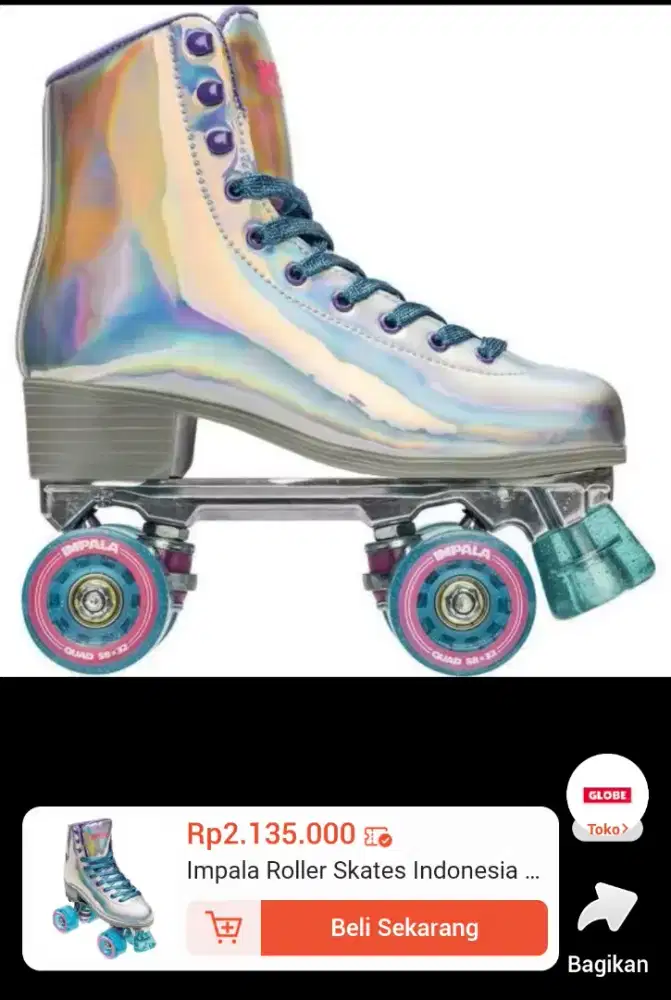 Sepatu roda impala size 39