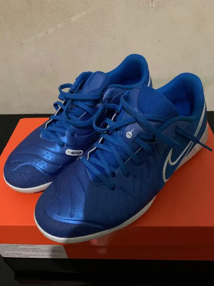 Jual sepatu futsal nike tiempo legend 10 blue size 42 (26,5 cm) ori