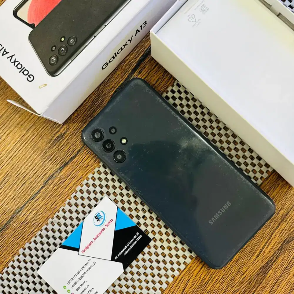 Samsung A13 4/128gb black jual cepet aja !!