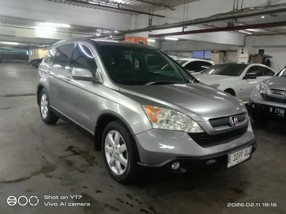 Honda CRV 2.4 2008 Abu2 Metalik Pajak Panjang Mulus Sekali Dp 8jt