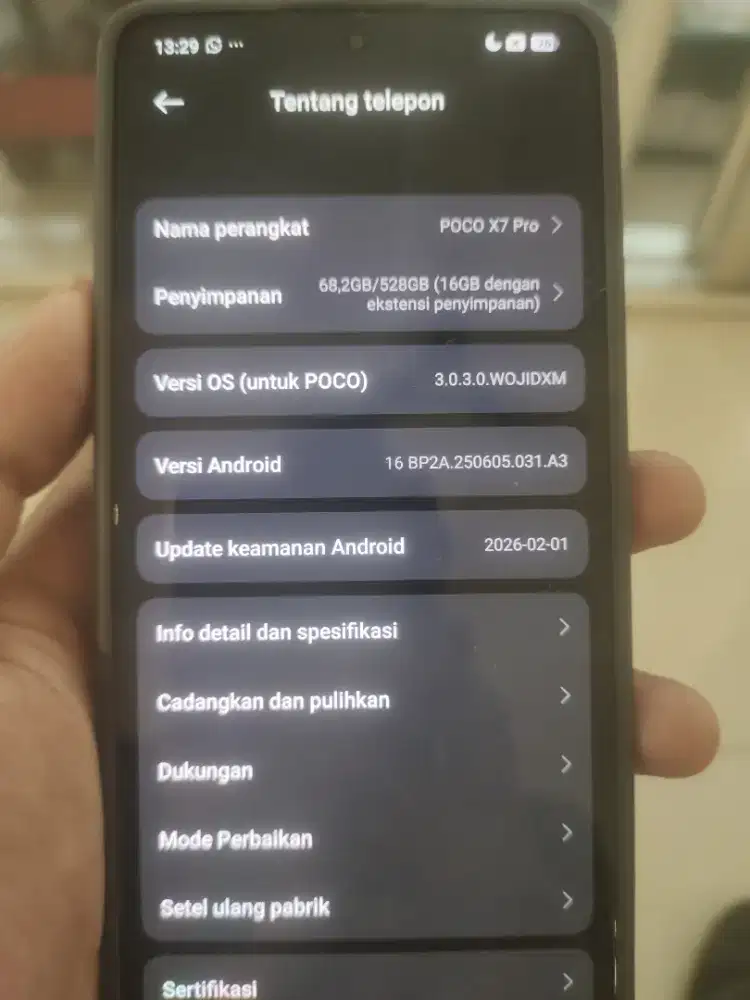 Poco x7 pro like new