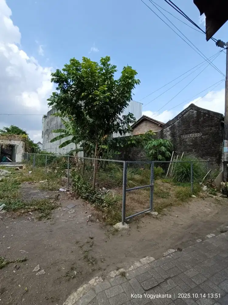 Tanah murah di Nitikan dekat ke kampus UAD wirosaban Yogyakarta