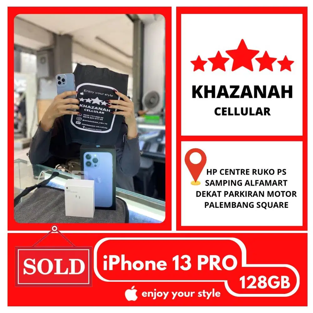 PROMO !! SECOND IPHONE 13 PRO 128GB EKS INTER