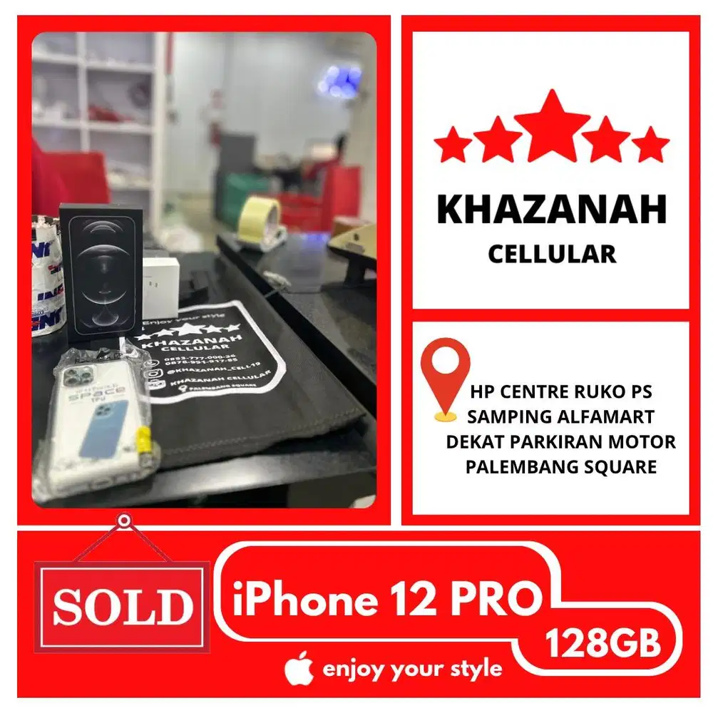 PROMO !! SECOND IPHONE 12 PRO 128GB EKS INTER
