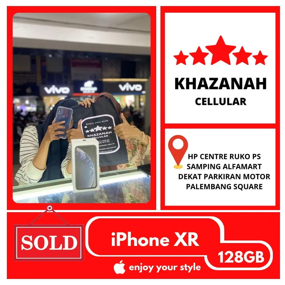 PROMO !! SECOND IPHONE XR 128GB EKS INTER