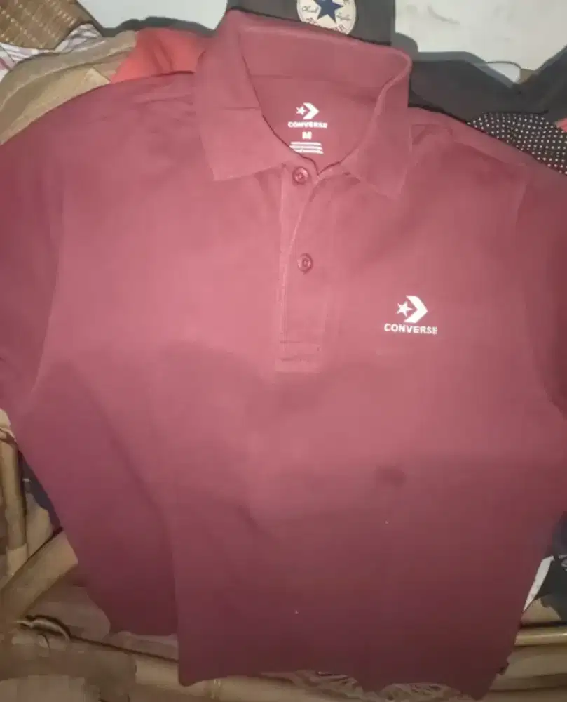 Kaos converse polo shirt