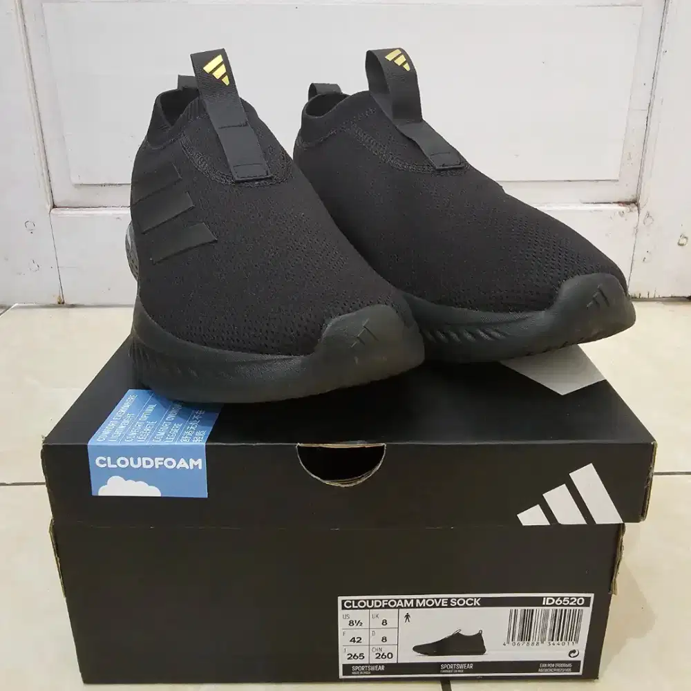 Sepatu Adidas Cloudfoam Move Sock Ori + Box