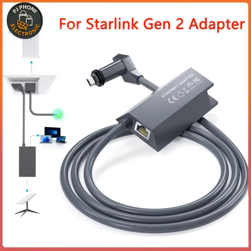 [Baru] segel ori Starlink Ethernet LAN adapter V2