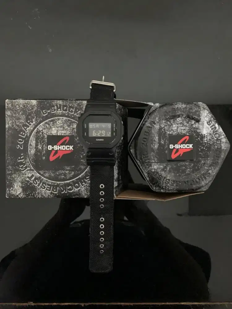 Jual jam tangan digital casio gshock dw 5600 bbn original 100% lengkap