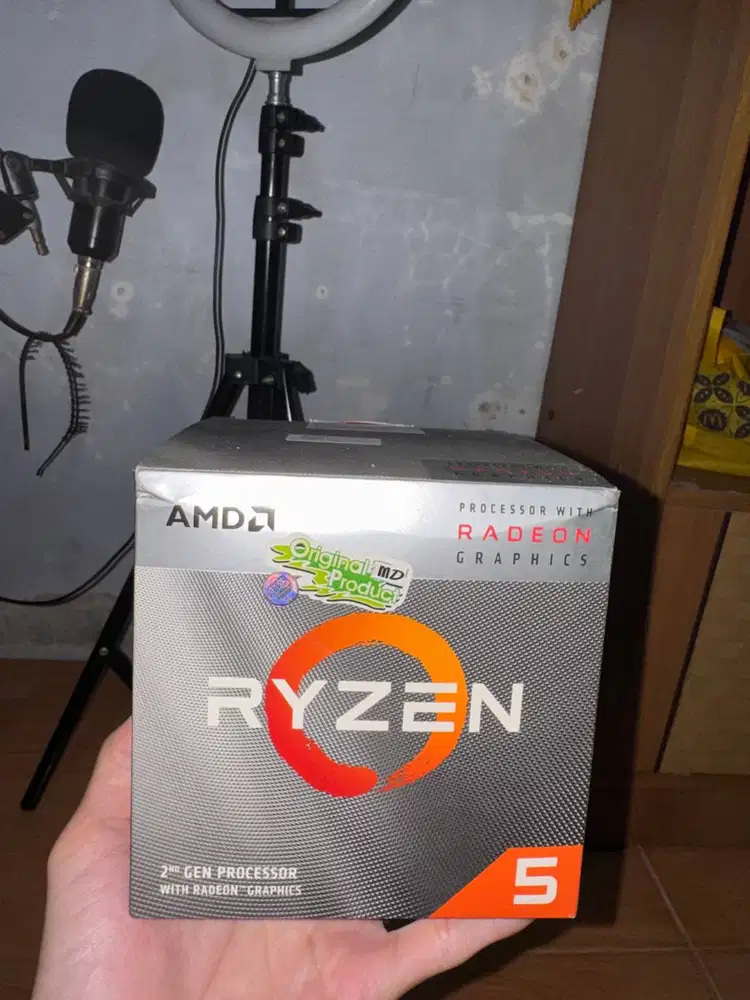 AMD Ryzen 5 3400G AM4 Fullset + Cooler - Bekas 2 Tahun