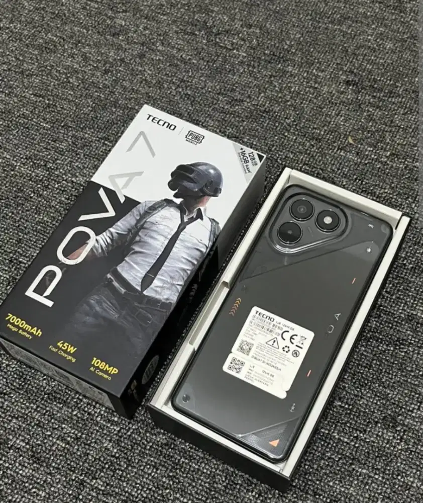 Techno Pova 7 batre 7000mAh 108MP