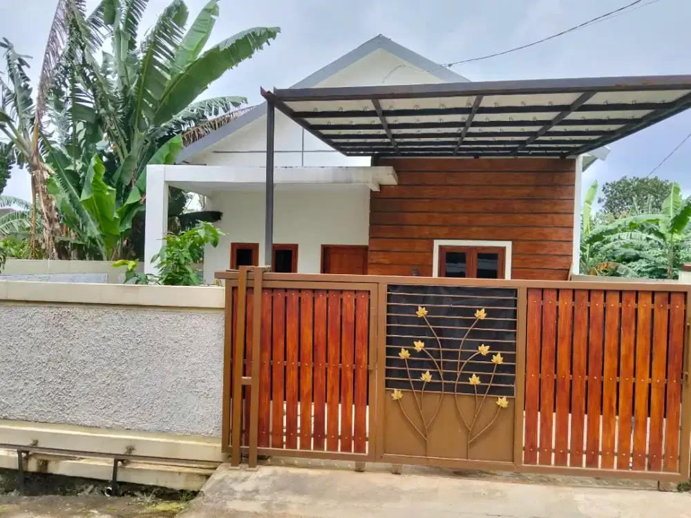 Jual rumah nyaman baru 1 tahun di bangun