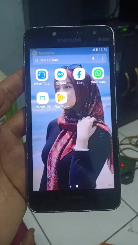 Samsung J2 prime 4G layar 5 in normal