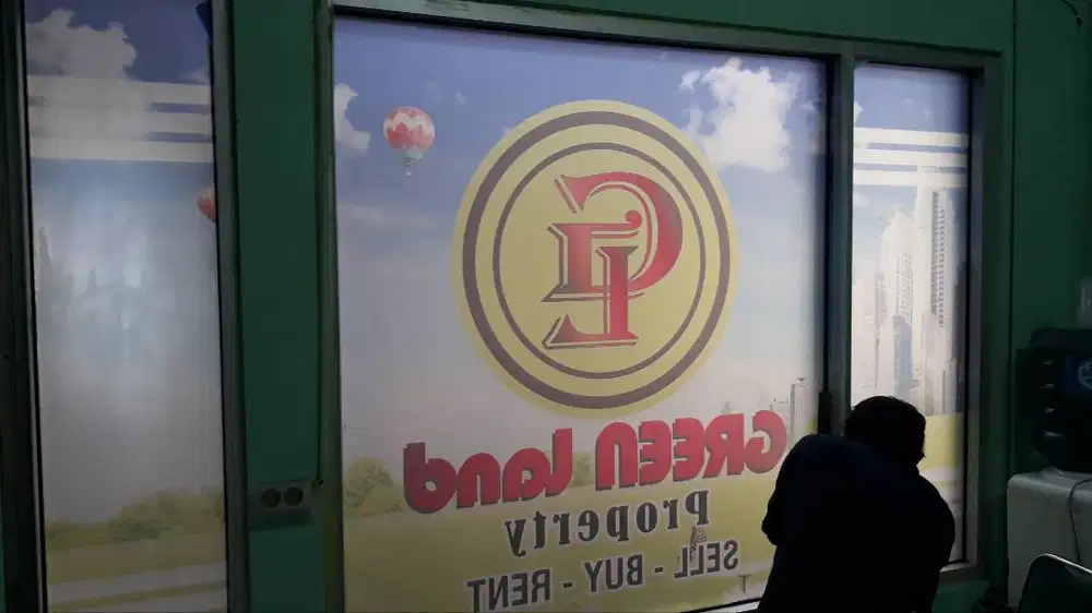 Kaca Film kantor kacafilm rumah gedung Sticker Sandblast Printing dll