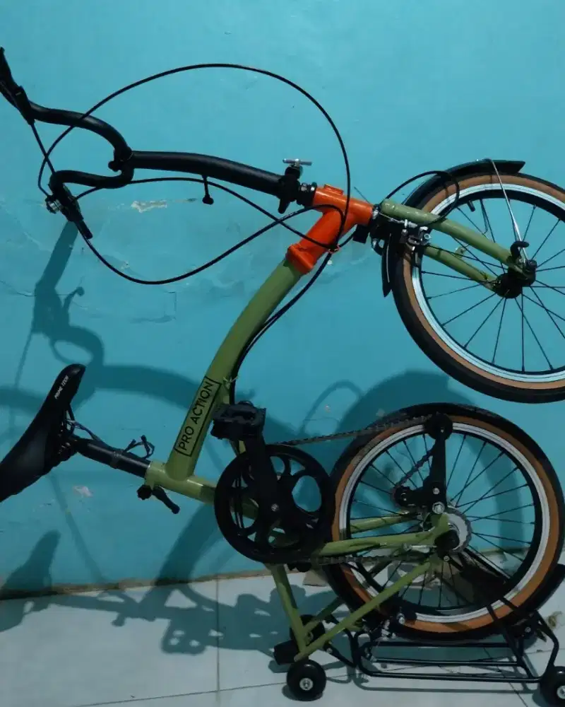 Sepeda lipat pro action parrot 5 speed