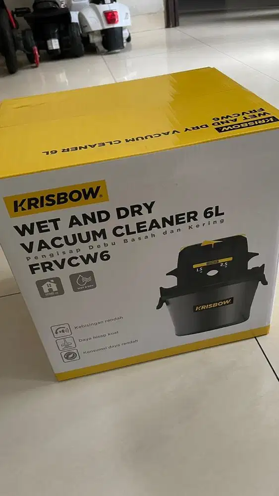 Brand New Krisbow Vacuum Cleaner 6L