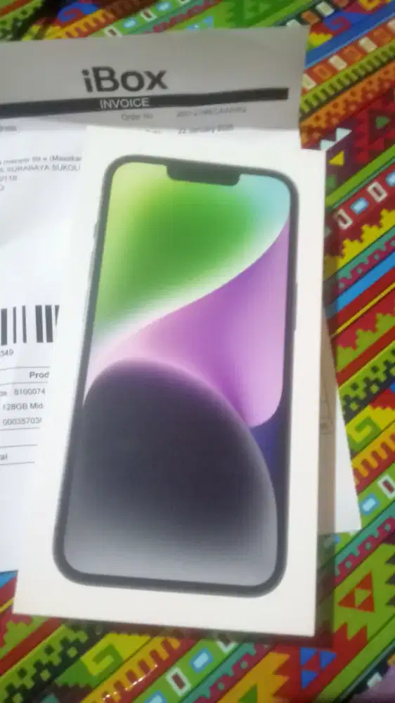 Iphone 14 ibox 128 gb hitam
