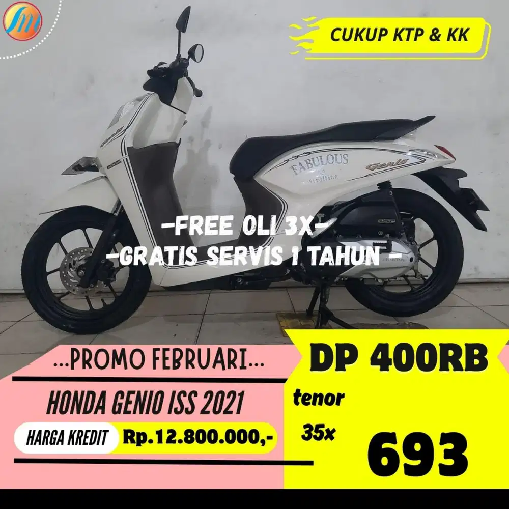 HONDA GENIO ISS 2021 KREDIT MURAH DP HANYA 400RIBU ANGSURAN RINGAN
