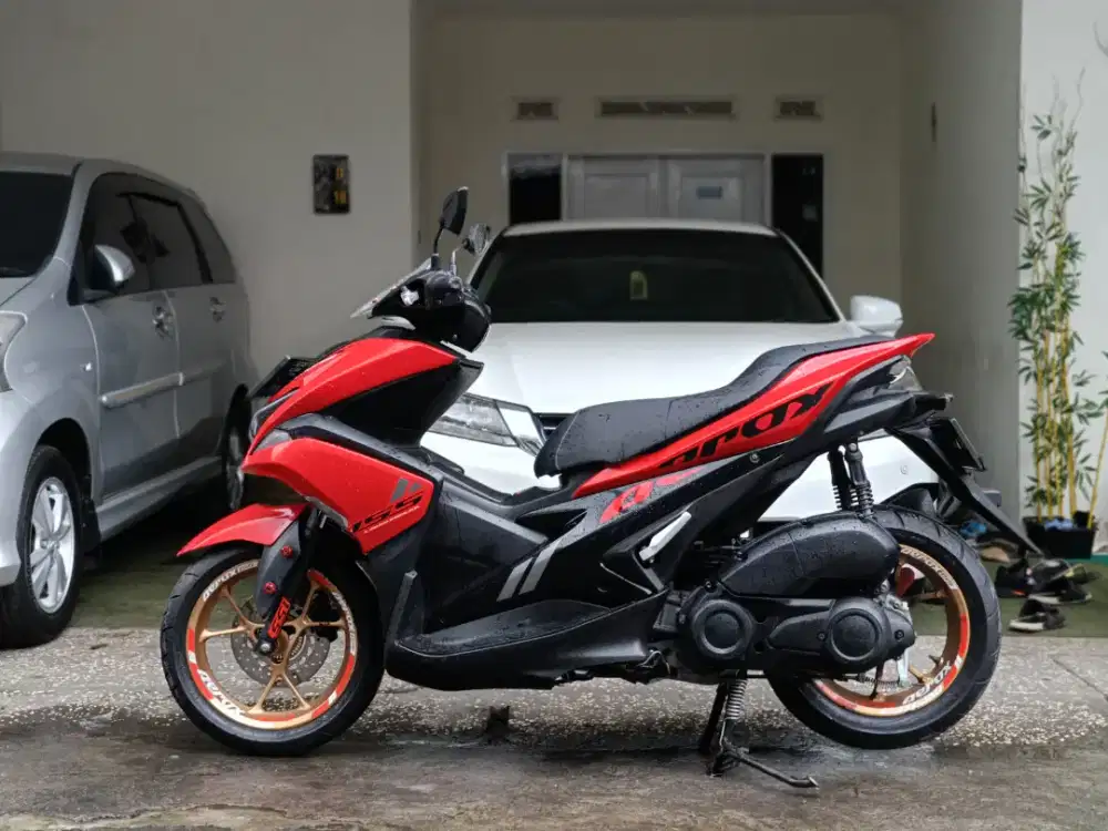 Aerox tahun 2019 km 39rb/tt boleh gan cash lebih bagus