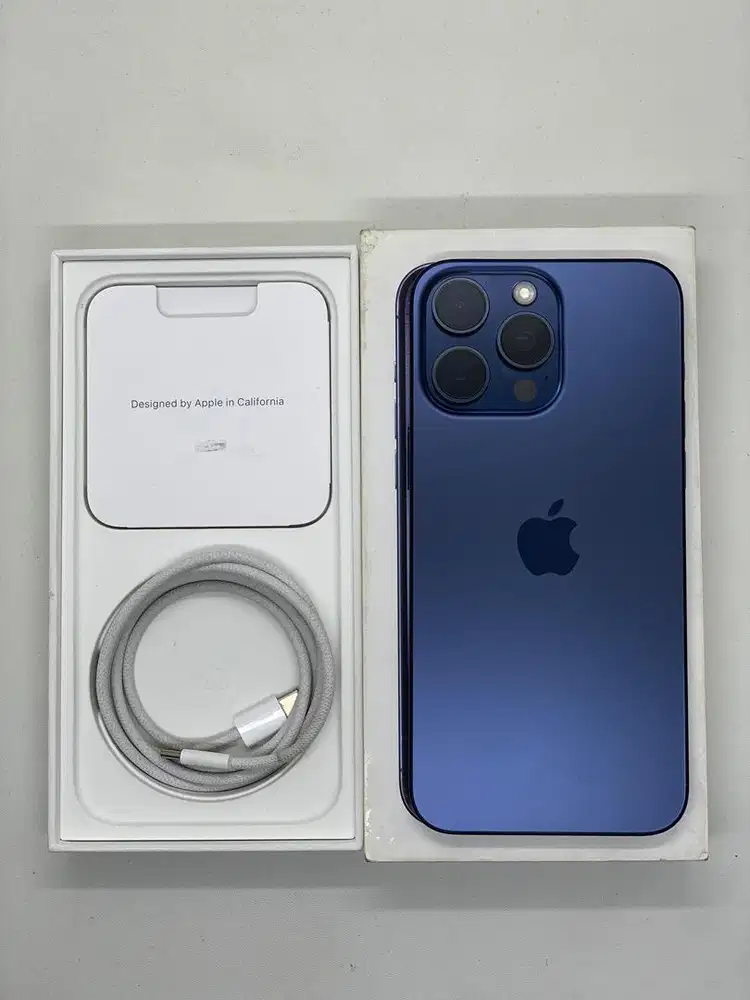 iPhone 15 Pro Max 256GB Resmi ex iBox Blue Titanium